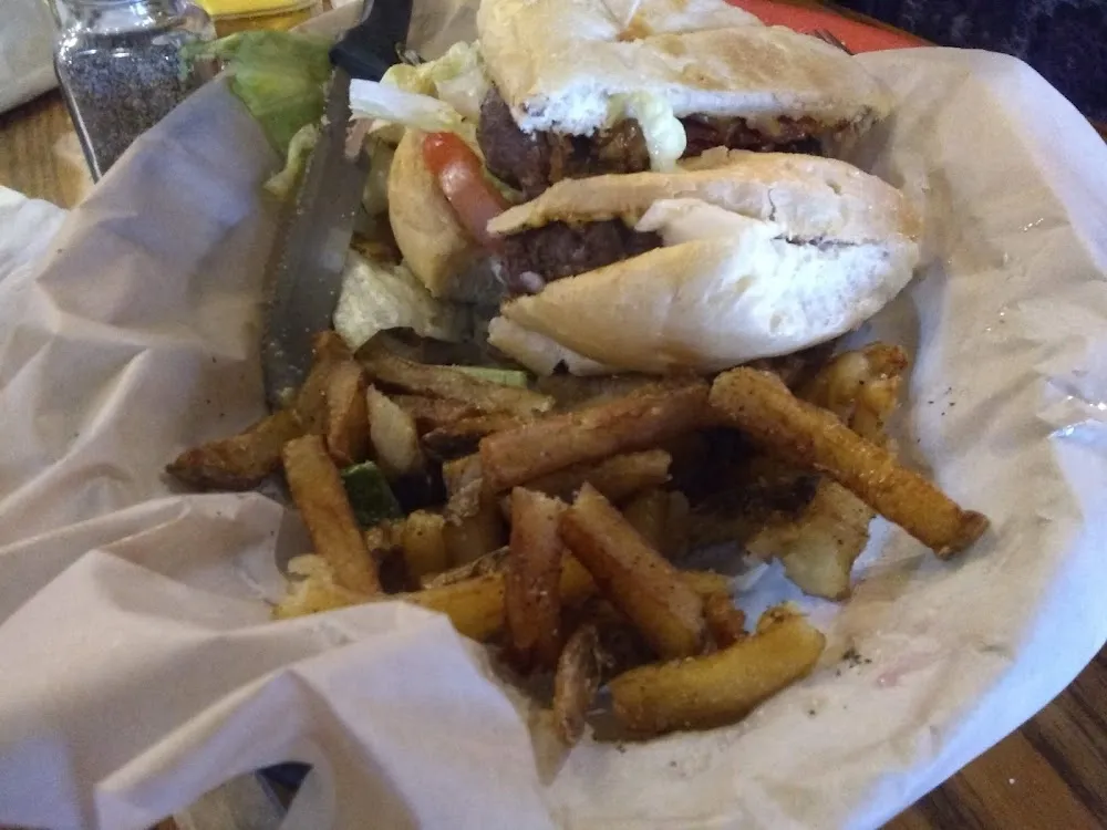 Bacon Cheeseburger with Fries